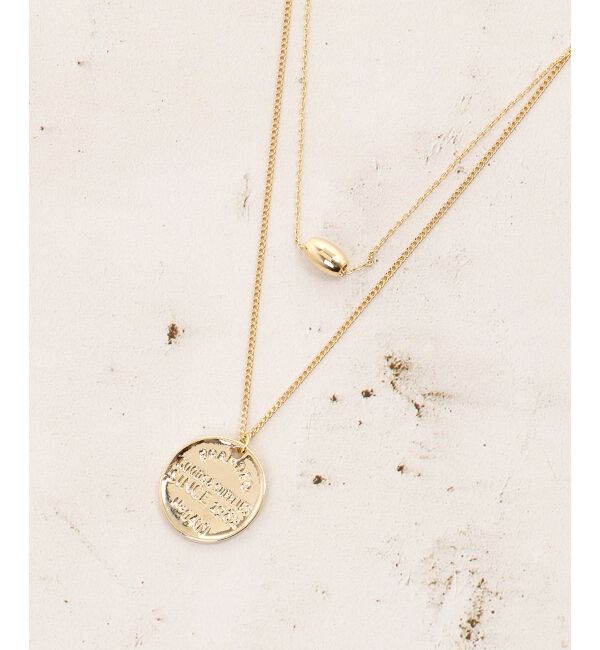  「O サークルモチーフ2連ネックレス」|ネックレス|