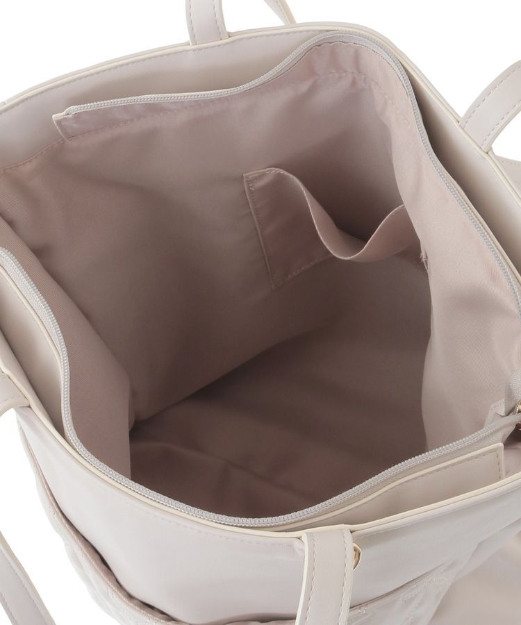 Maison de FLEUR「リボンキルティングキャリーオントート」|トートバッグ|