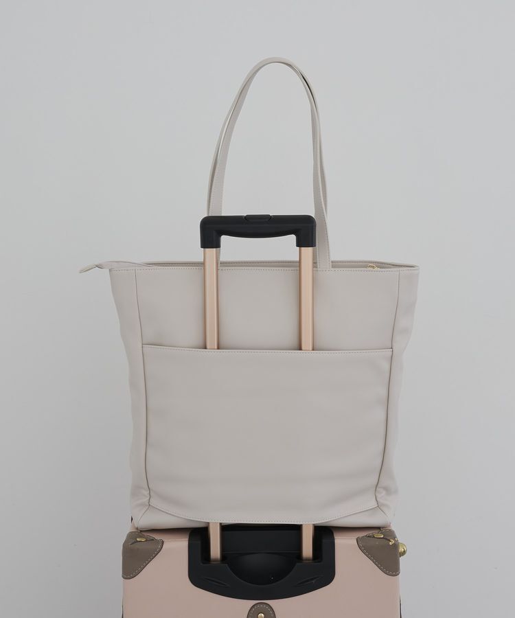 Maison de FLEUR「リボンキルティングキャリーオントート」|トートバッグ|