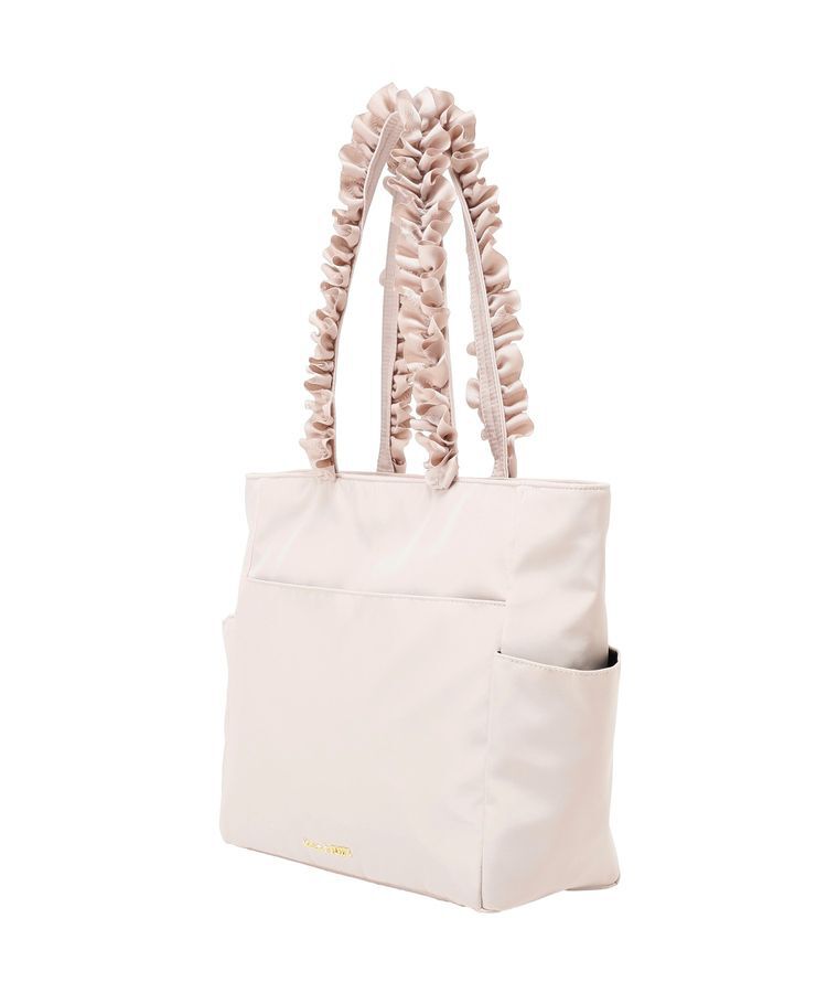 Maison de FLEUR「撥水加工フリルハンドルトートバッグ」|トートバッグ|