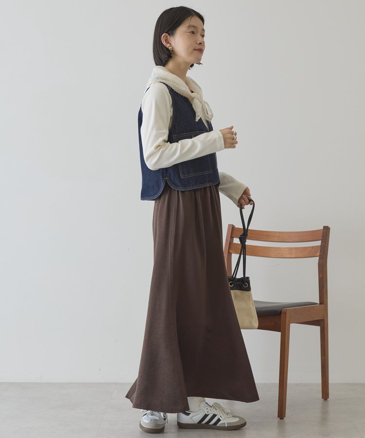 AMERICAN HOLIC「【イージーケア】サテンマーメードスカート」|スカート|