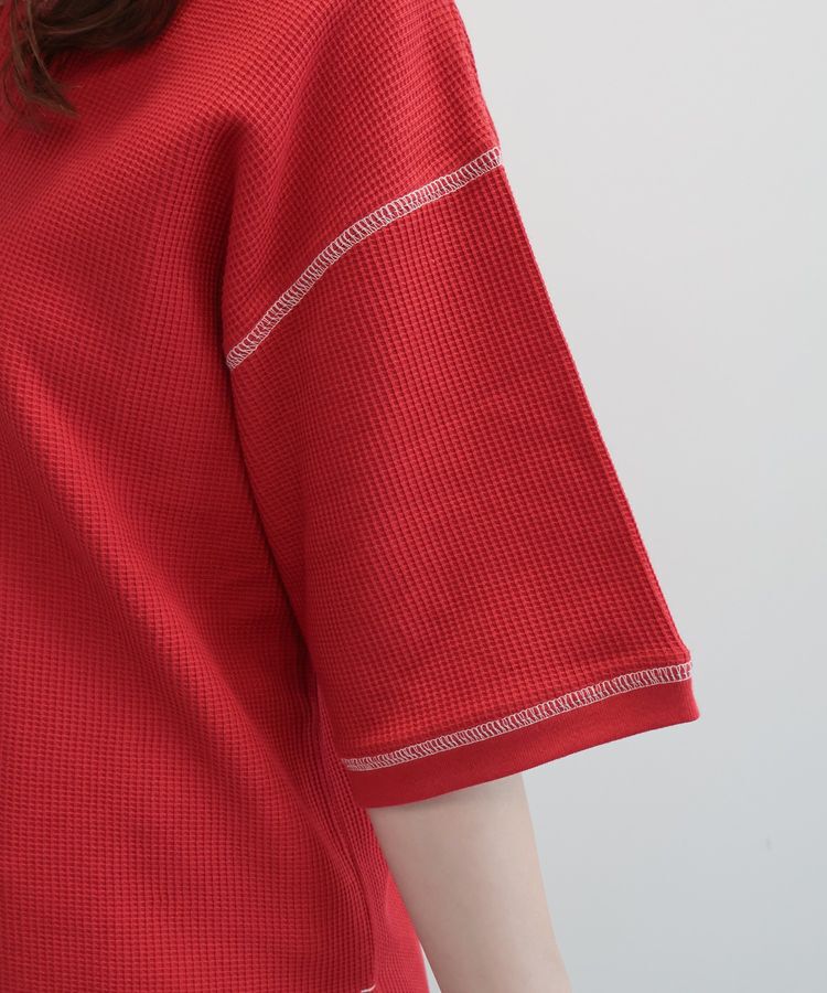 AMERICAN HOLIC「【RUSSELL】ワッフルヘンリーTシャツ」|Tシャツ・カットソー|