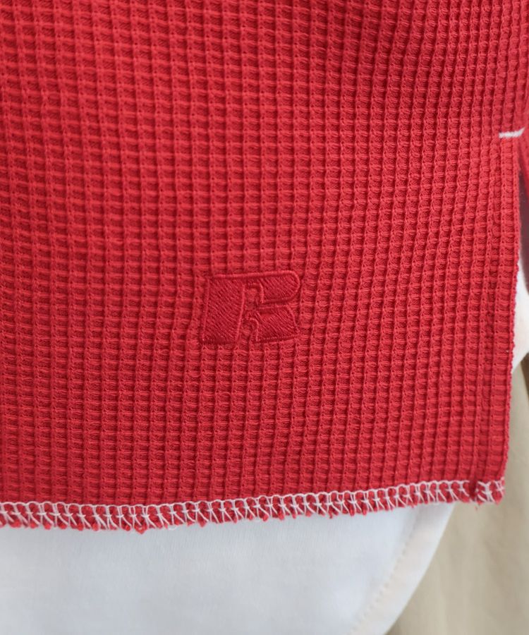 AMERICAN HOLIC「【RUSSELL】ワッフルヘンリーTシャツ」|Tシャツ・カットソー|