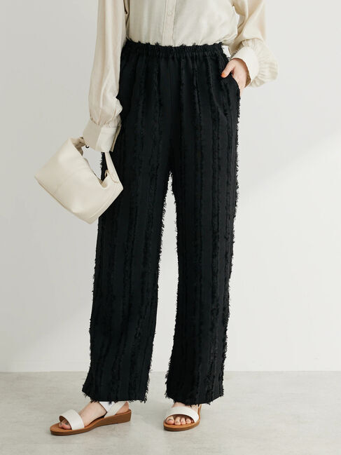  「・SUGAR SPOON フリンジジャカードパンツ」|その他|