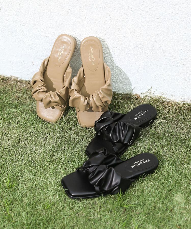 armonia「ETS.合皮パフサンダル」|サンダル|