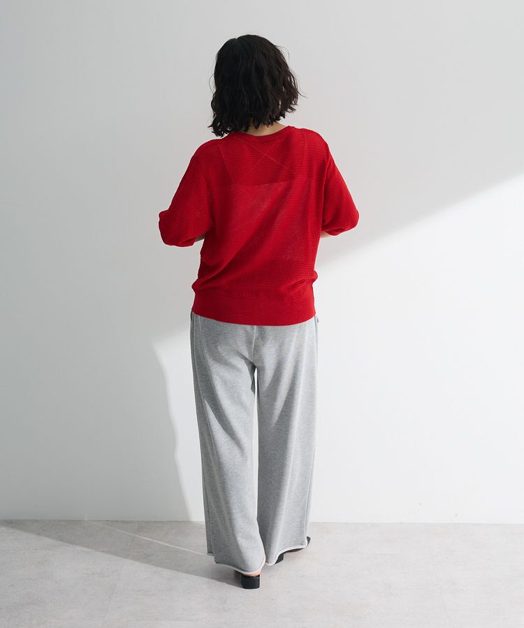 Green Parks「スキッパー半袖ニットカーディガン」|カーディガン|