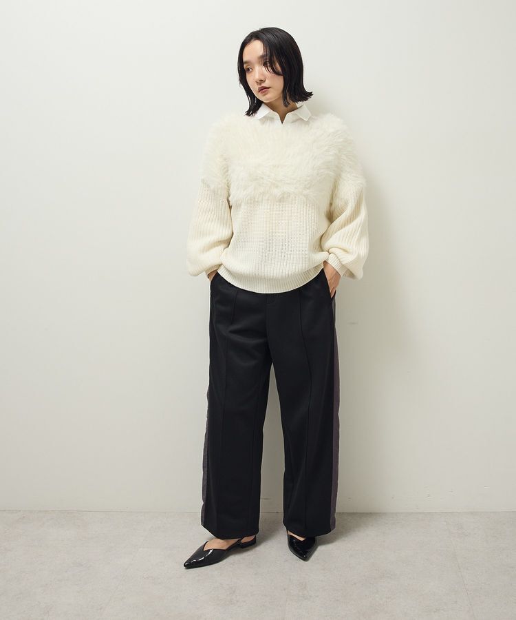 Green Parks「・Petit Fleur シャギーキリカエニット」|ニット・セーター|