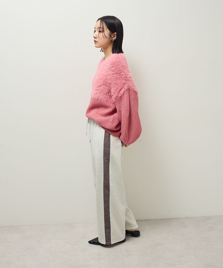 Green Parks「・Petit Fleur シャギーキリカエニット」|ニット・セーター|