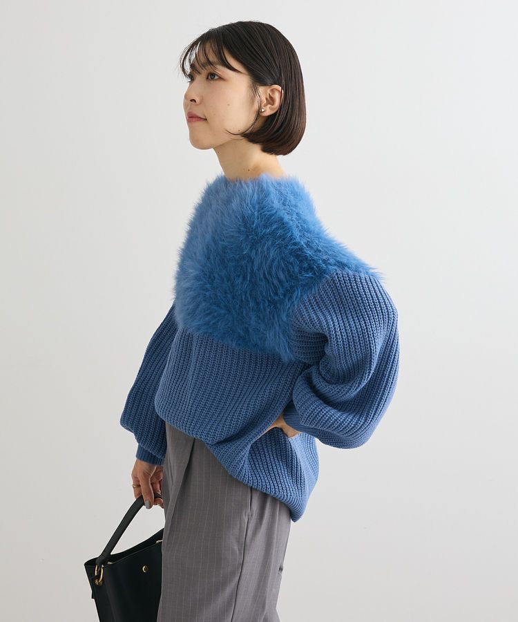 Green Parks「・Petit Fleur シャギーキリカエニット」|ニット・セーター|