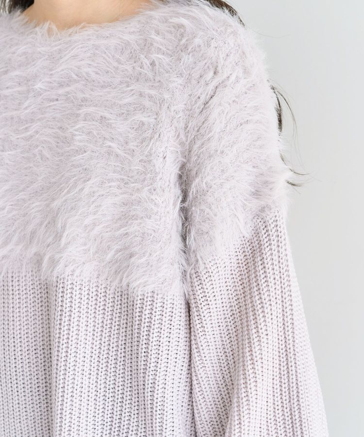 Green Parks「・Petit Fleur シャギーキリカエニット」|ニット・セーター|