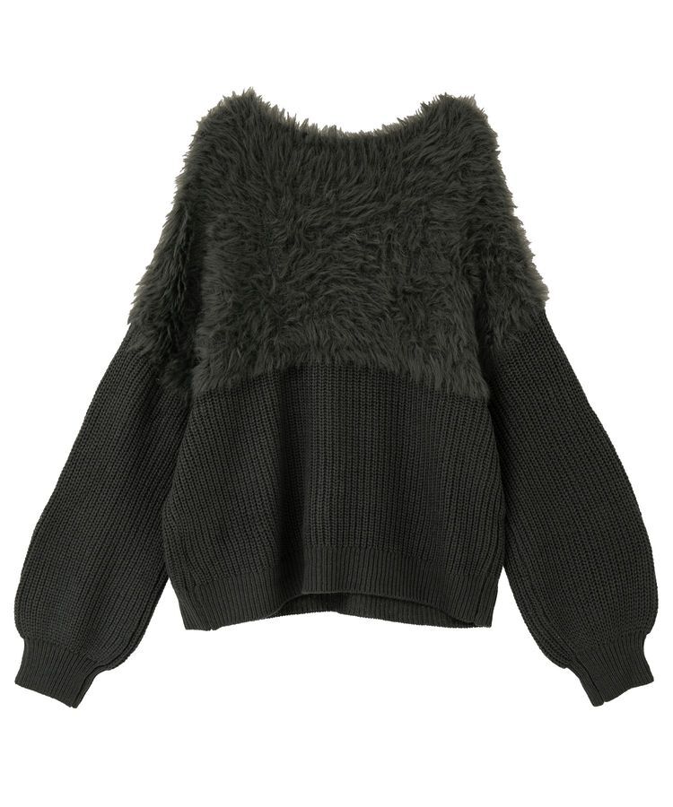 Green Parks「・Petit Fleur シャギーキリカエニット」|ニット・セーター|