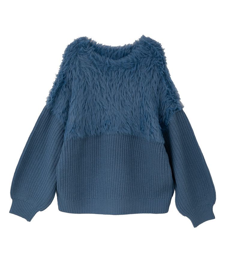 Green Parks「・Petit Fleur シャギーキリカエニット」|ニット・セーター|