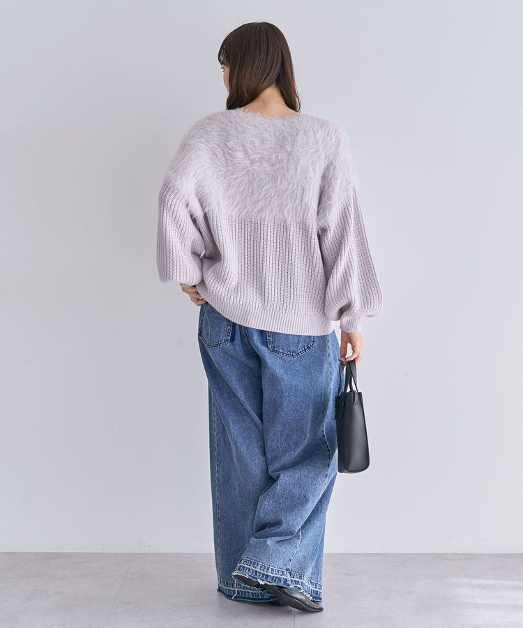 Green Parks「・Petit Fleur シャギーキリカエニット」|ニット・セーター|