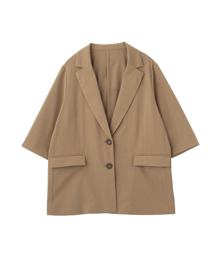 Green Parks「シングル半袖ジャケット」|テーラードジャケット|