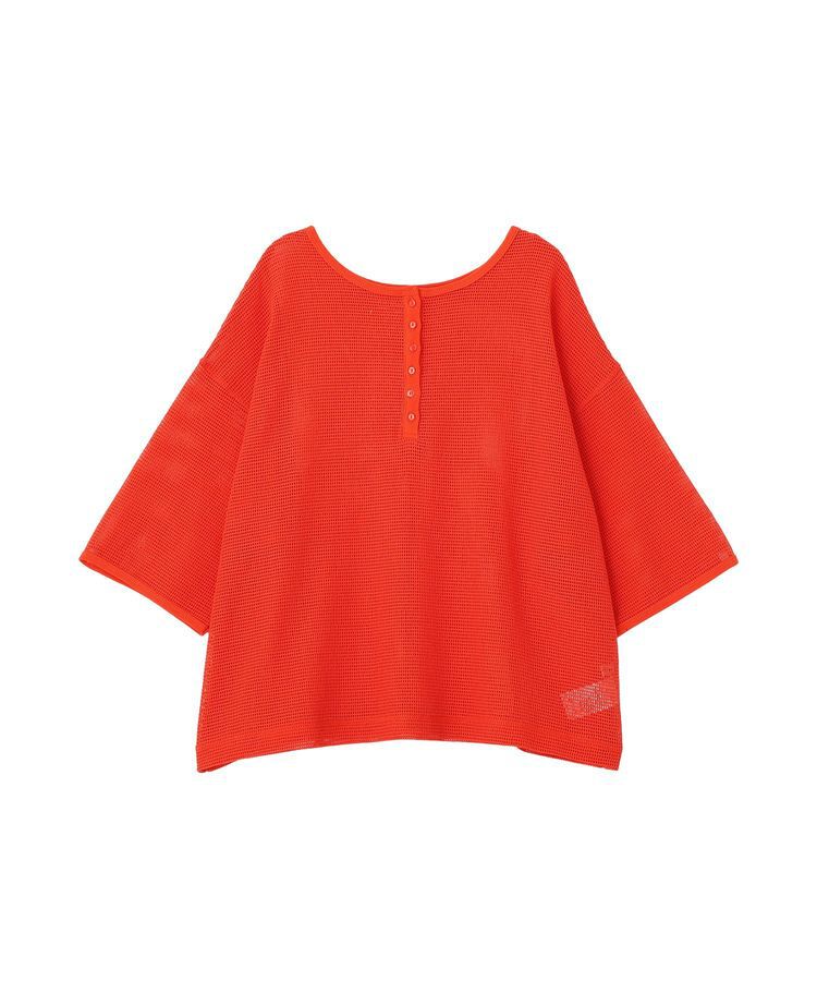 Green Parks「前後2wayコットンメッシュプルオーバー」|Tシャツ・カットソー|Red