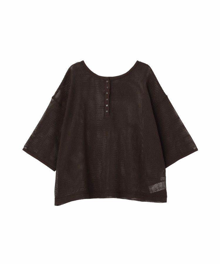 Green Parks「前後2wayコットンメッシュプルオーバー」|Tシャツ・カットソー|Brown