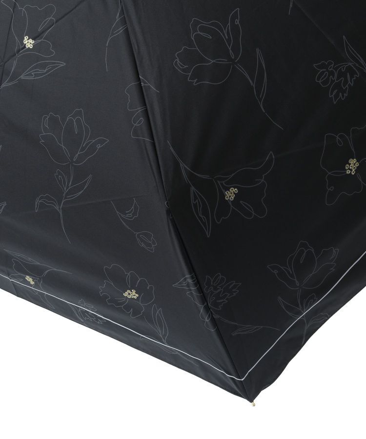 YECCA VECCA「【晴雨兼用】Wpc.遮光フラワードローイングミニ日傘」|傘|