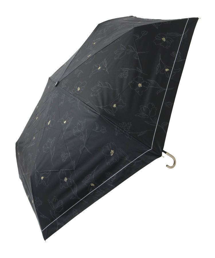 YECCA VECCA「【晴雨兼用】Wpc.遮光フラワードローイングミニ日傘」|傘|