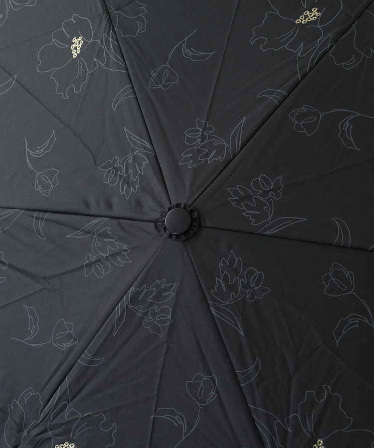 YECCA VECCA「【晴雨兼用】Wpc.遮光フラワードローイングミニ日傘」|傘|