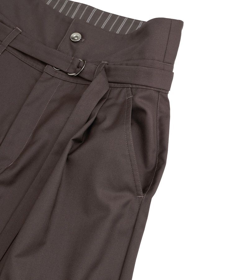 YECCA VECCA「ベルト付き2wayタックワイドパンツ」|その他|