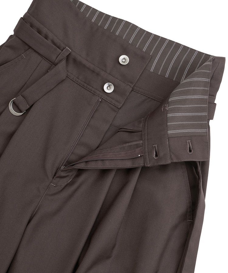 YECCA VECCA「ベルト付き2wayタックワイドパンツ」|その他|