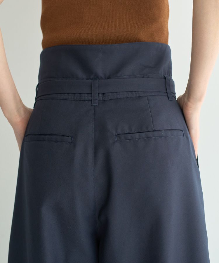 YECCA VECCA「ベルト付き2wayタックワイドパンツ」|その他|