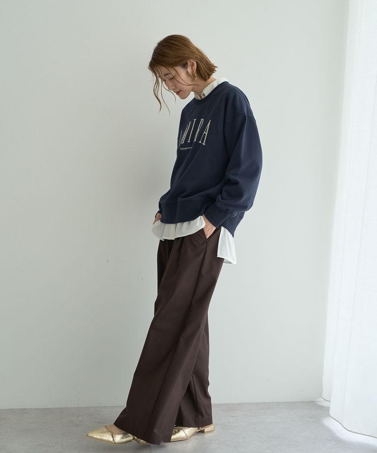 YECCA VECCA「ベルト付き2wayタックワイドパンツ」|その他|