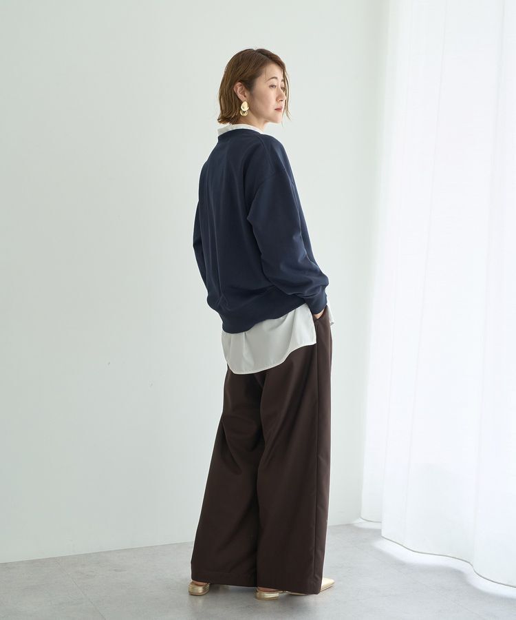 YECCA VECCA「ベルト付き2wayタックワイドパンツ」|その他|