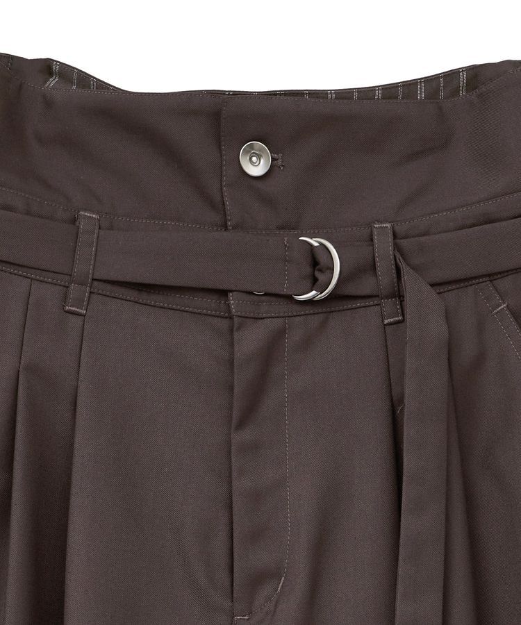 YECCA VECCA「ベルト付き2wayタックワイドパンツ」|その他|