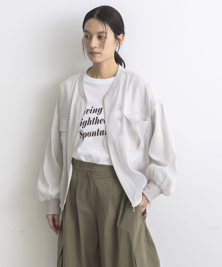 GARAGE OF GOOD CLOTHING「袖口リブシアーブルゾン」|ブルゾン・スタジャン|