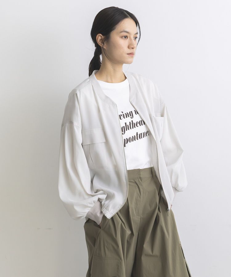 GARAGE OF GOOD CLOTHING「袖口リブシアーブルゾン」|ブルゾン・スタジャン|