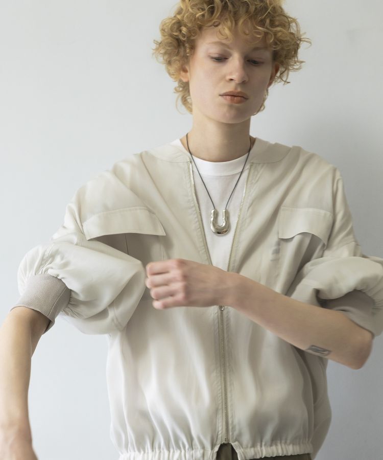 GARAGE OF GOOD CLOTHING「袖口リブシアーブルゾン」|ブルゾン・スタジャン|
