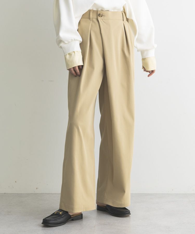 GARAGE OF GOOD CLOTHING「【日本製】アシメタックチノパンツ」|その他|Beige