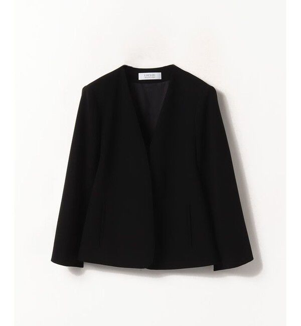 LOULOU WILLOUGHBY「【LOULOU WILLOUGHBY】リトルブラックケープジャケット」|その他|ブラック系