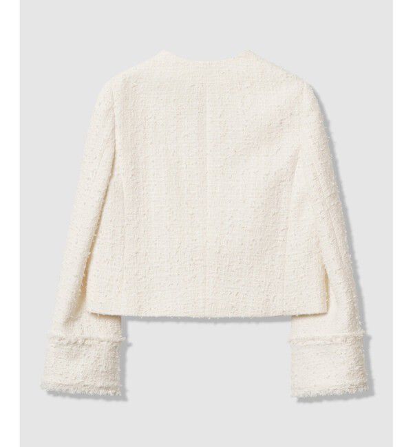 LOULOU WILLOUGHBY「【LOULOU WILLOUGHBY】ファンシーツイードセーラージャケット」|テーラードジャケット|