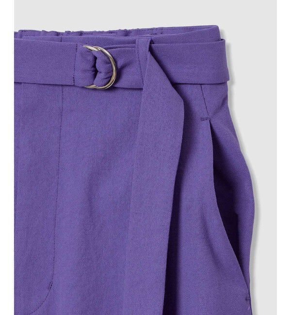 allureville「シェルタリングタックワイドパンツ」|チノ|