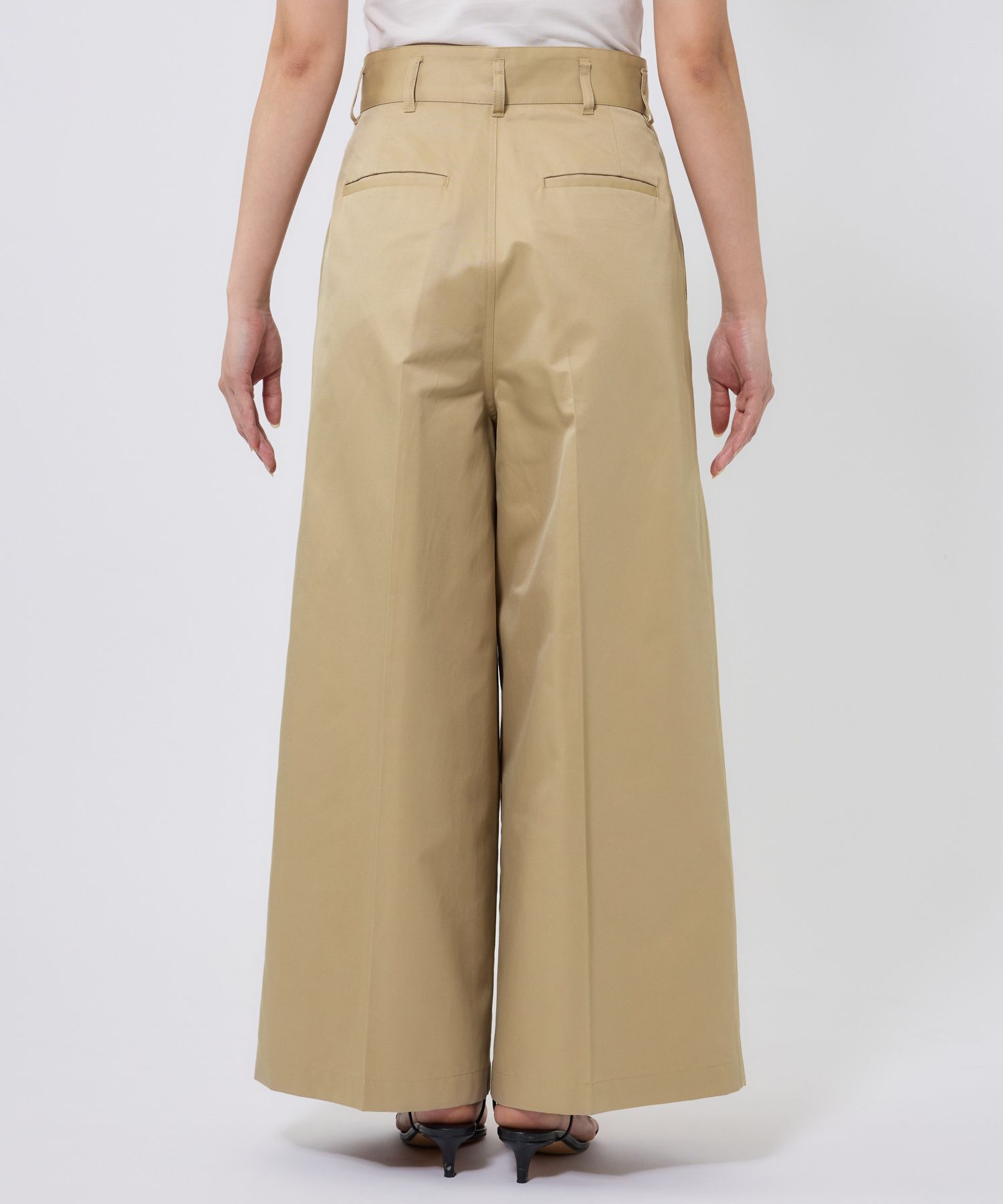 BABYLONE「シャンブレー2タックチノパンツ」|チノ|