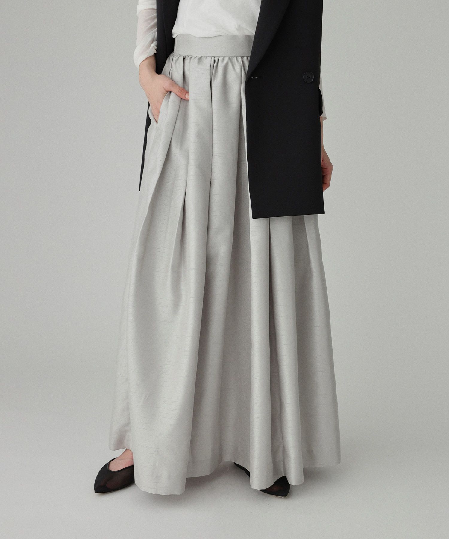 BABYLONE「シャンタンスカート」|スカート|ｼﾙﾊﾞｰ