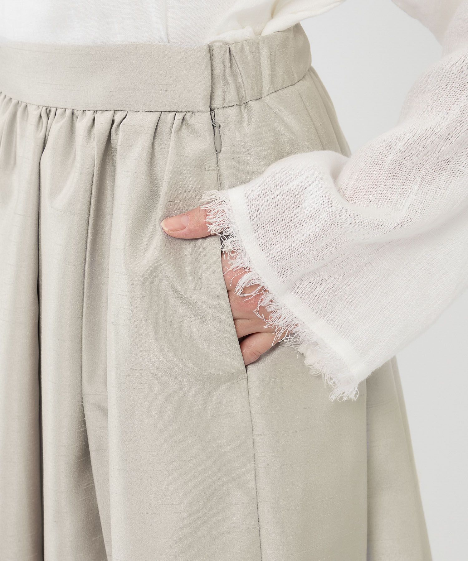 BABYLONE「シャンタンスカート」|スカート|