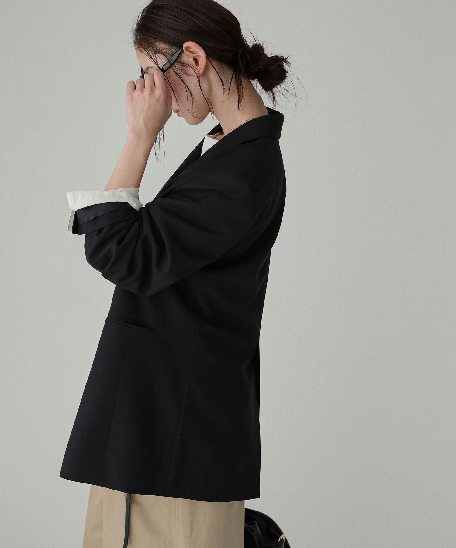 BABYLONE「オーバーシングルジャケット」|テーラードジャケット|