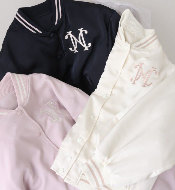  「ロゴ入りスカジャン」|ダウンベスト・ベスト|