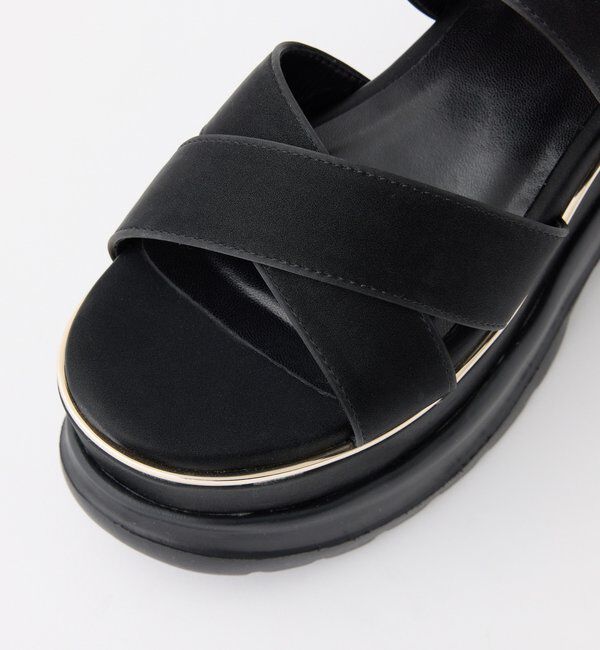  「エンブレム付き厚底サンダル」|その他|