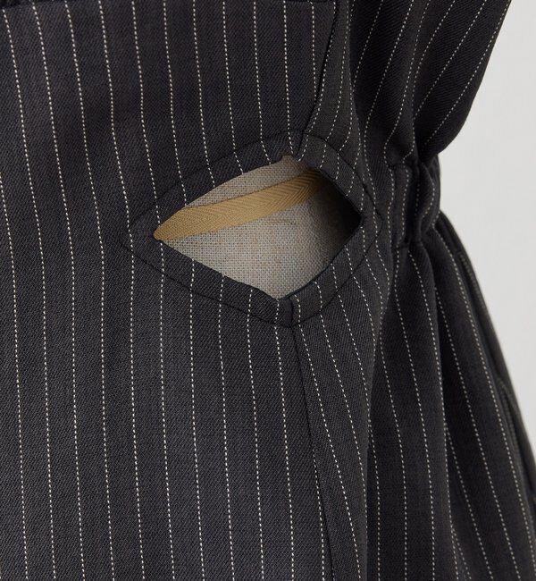  「サイドカット異素材ミニワンピース」|ワンピース|