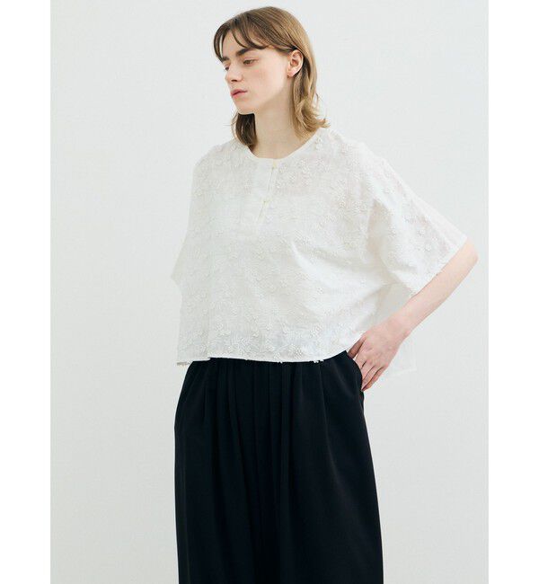 MARMARMAR「MARMARMAR レースショートプルオーバー」|Tシャツ・カットソー|