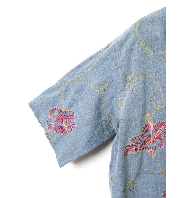MARMARMAR「MARMARMAR ハンドフラワー刺繍シャツ」|シャツ・ブラウス|