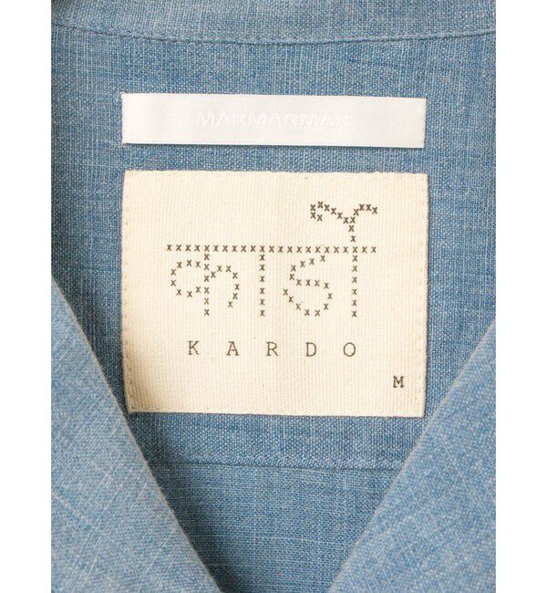 MARMARMAR「MARMARMAR ハンドフラワー刺繍シャツ」|シャツ・ブラウス|