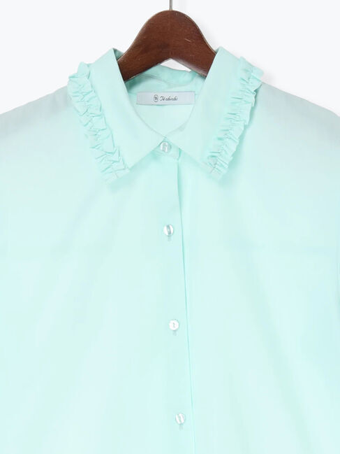 Te chichi「ミニフリルトリムカラーブラウス」|シャツ・ブラウス|