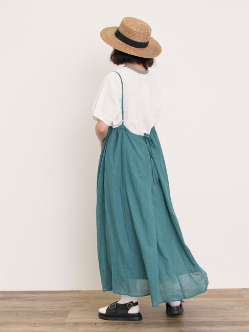 Samansa Mos2「【クールコットン】柄アソートクレリック袖タックブラウス」|シャツ・ブラウス|