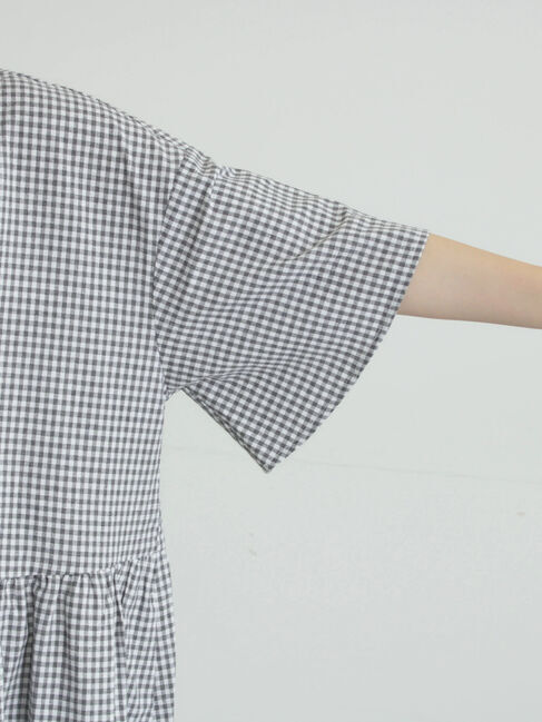 Samansa Mos2「《新色追加》ちび襟シャツワンピース【WEB限定】」|ワンピース|