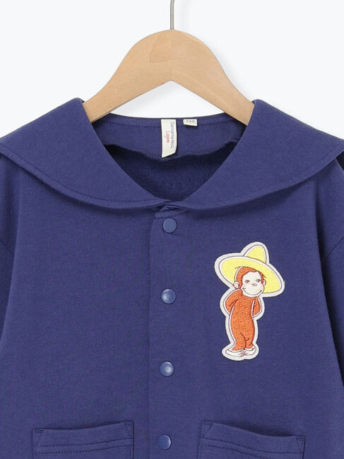 Samansa Mos2 Lagom「【おさるのジョージ】セーラーカラーカーディガン」|カーディガン|